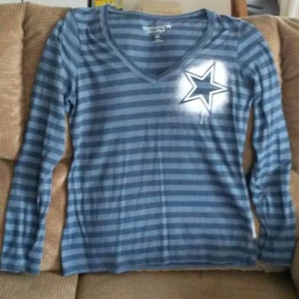 Cowboys Her Style Dallas Cowboys V-Neck